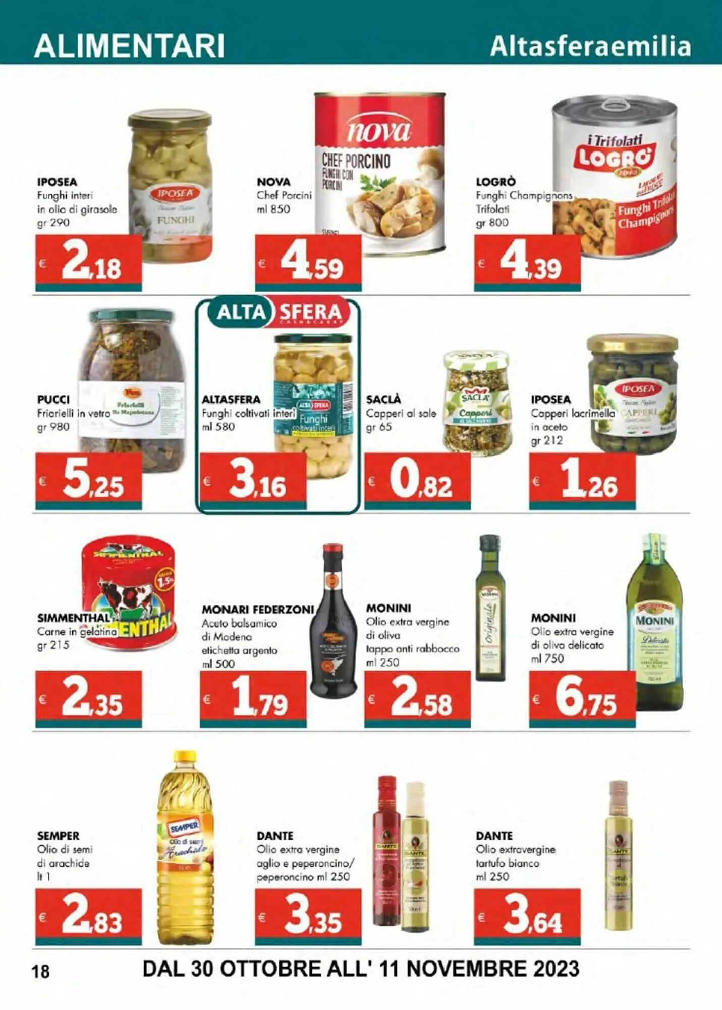 Volantino Altasfera da 30 ottobre a 11 novembre di 2023 - Pagina del volantino 18