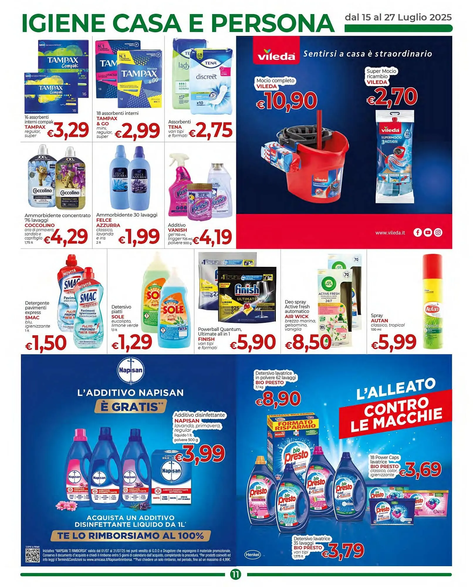 Volantino Supermercati Nonna Isa da 15 luglio a 27 luglio di 2025 - Pagina del volantino 11