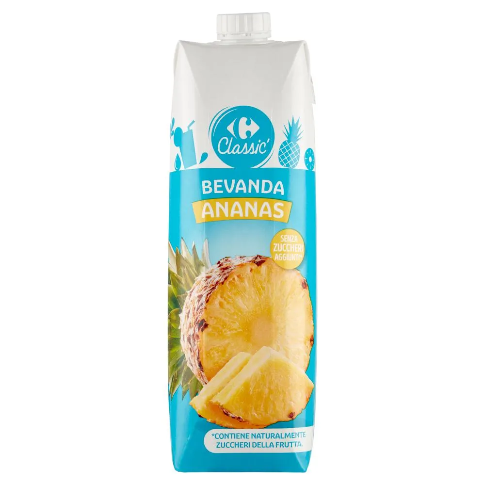 Carrefour Classic Bevanda Ananas Senza Zuccheri Aggiunti* 1 L