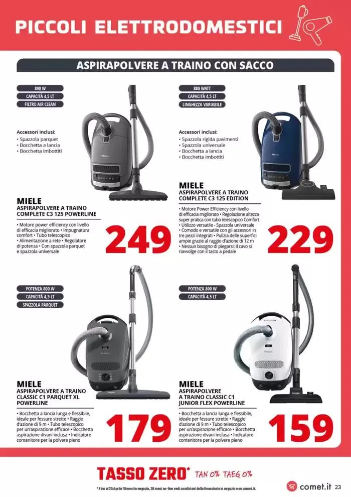 Speciale Piccoli Elettrodomestici! da 17 aprile a 7 maggio di 2025 - Pagina del volantino 23