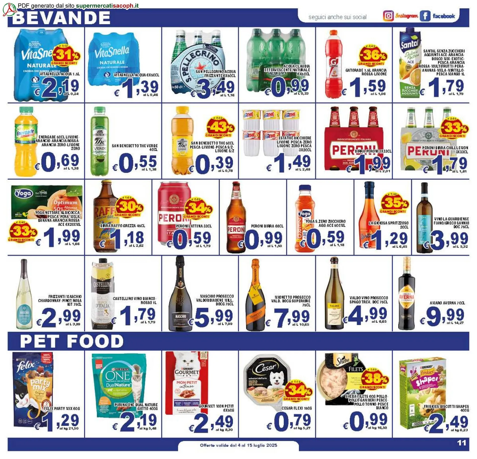 Volantino Sacoph da 4 luglio a 15 luglio di 2025 - Pagina del volantino 11