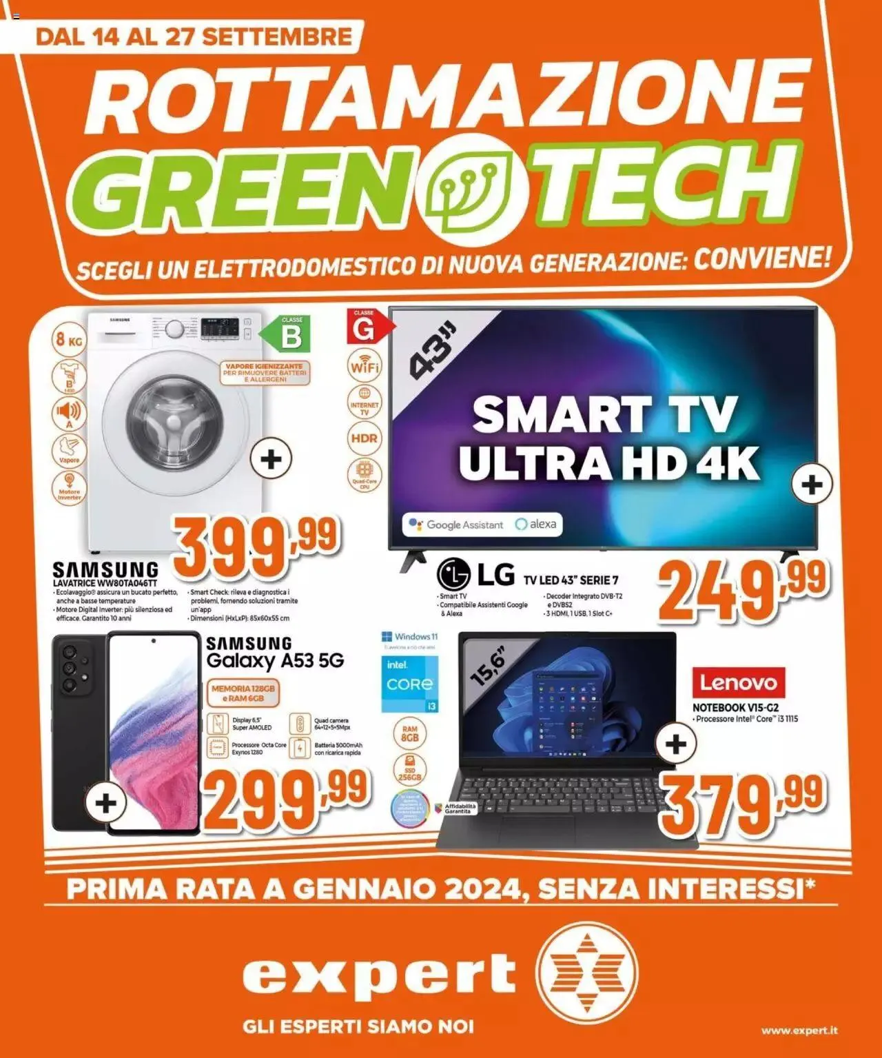 Expert - Napoli volantino da 14 settembre a 27 settembre di 2023 - Pagina del volantino 1