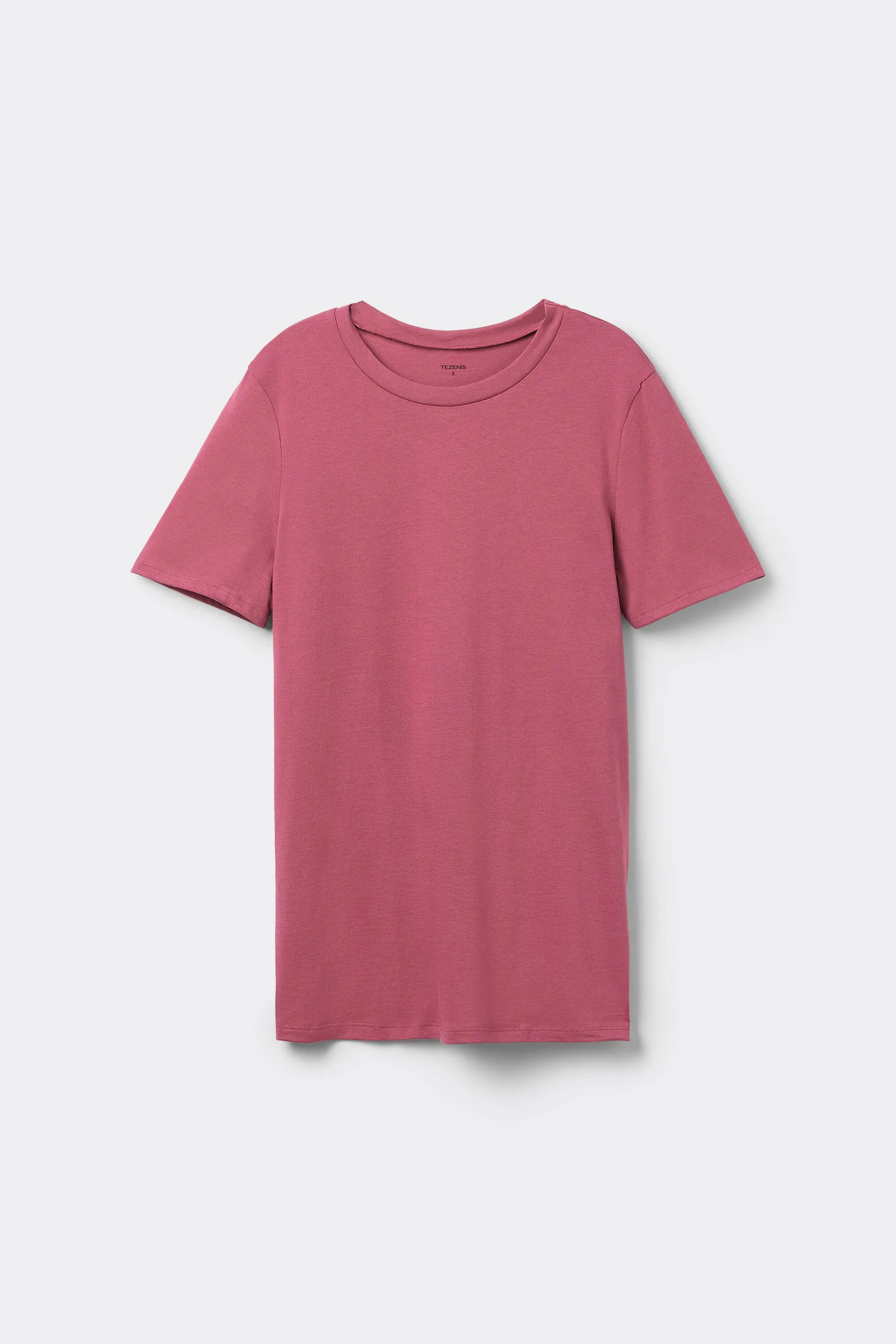 T-shirt Basic Girocollo in Cotone