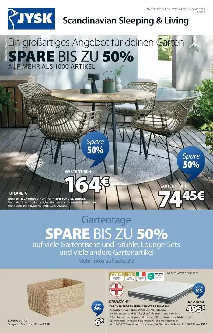 Ein großartiges Angebot für deinen Garten da 1 maggio a 31 maggio di 2025 - Pagina del volantino 1