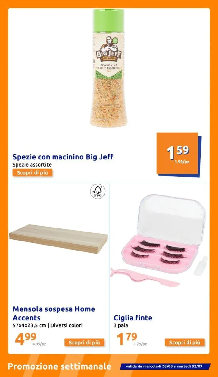 Piccoli prezzi grandi sorrisi da 1 settembre a 30 settembre di 2024 - Pagina del volantino 18