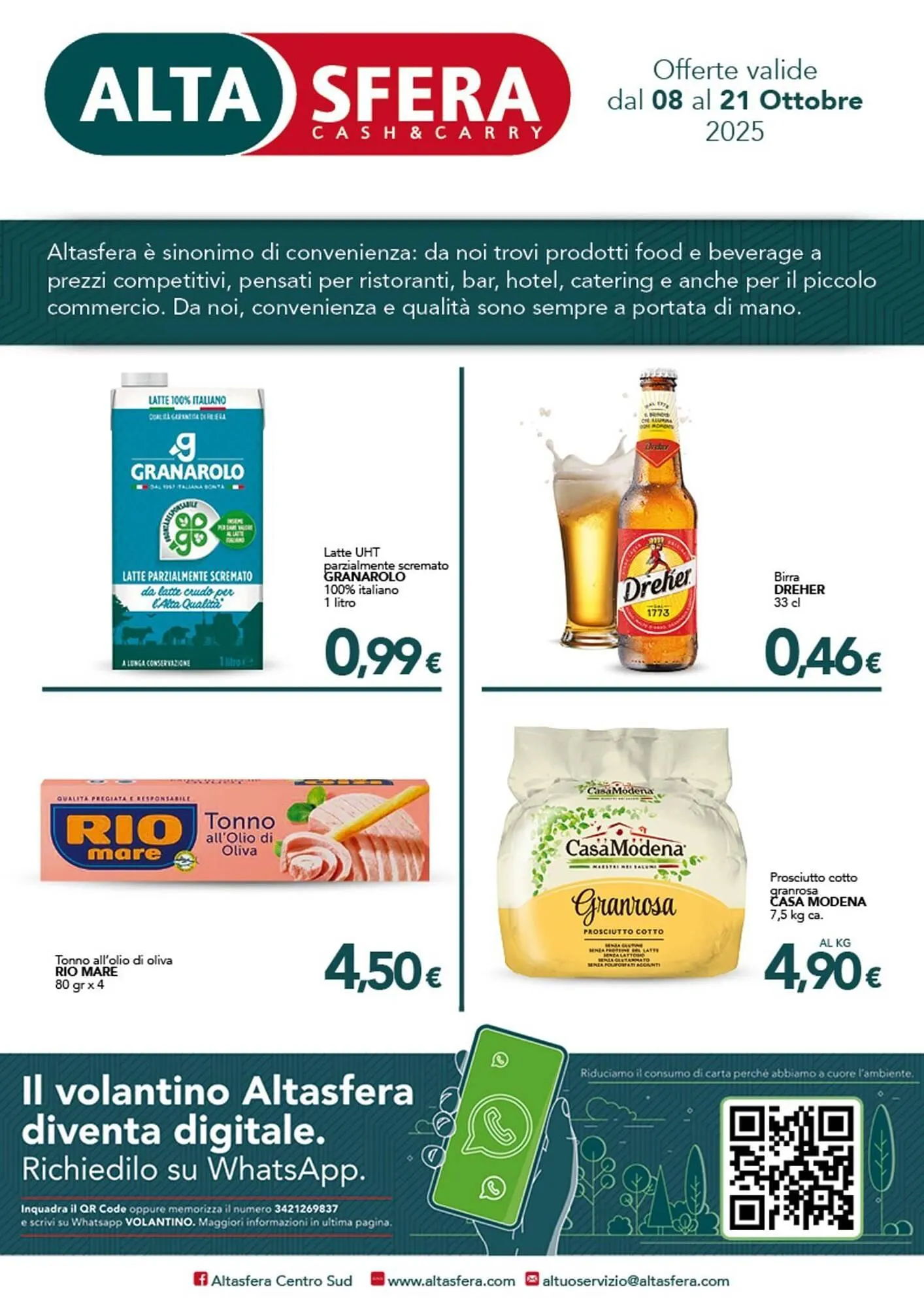 Volantino Altasfera da 8 ottobre a 21 ottobre di 2025 - Pagina del volantino 1