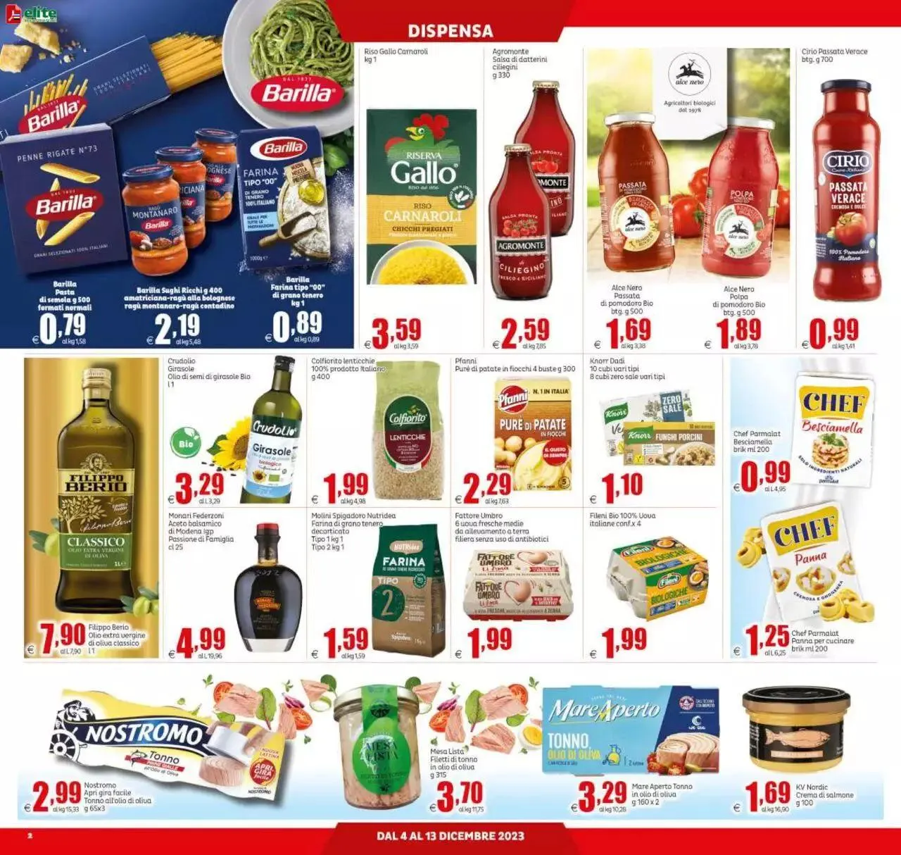 Volantino Elite Supermercati da 4 dicembre a 13 dicembre di 2023 - Pagina del volantino 2