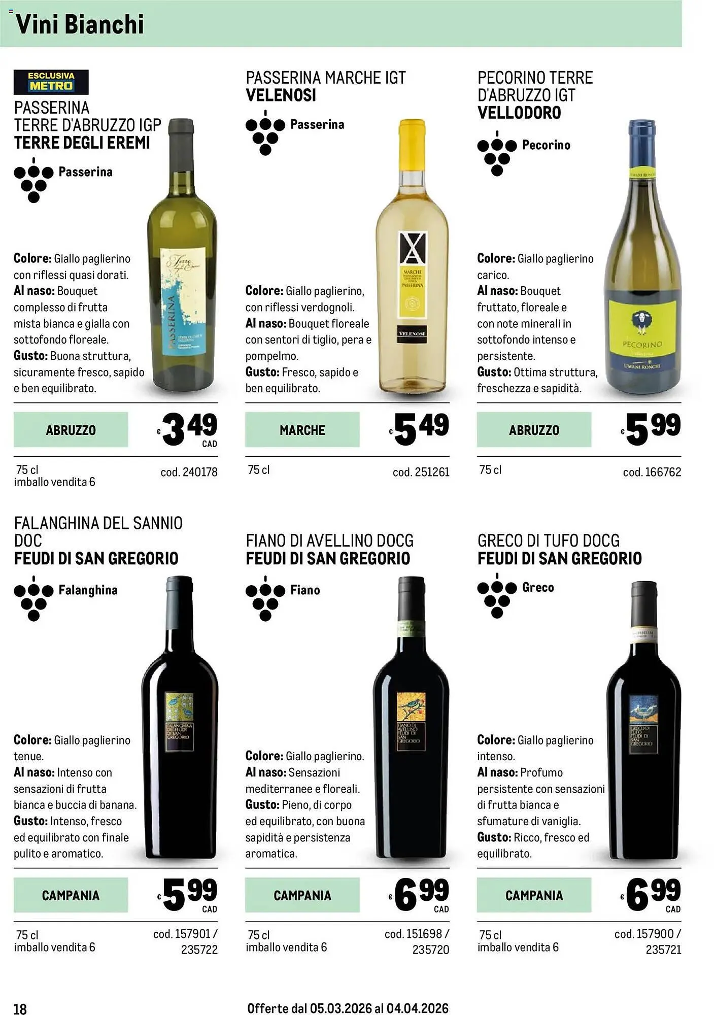 Volantino Metro da 5 marzo a 4 aprile di 2026 - Pagina del volantino 18