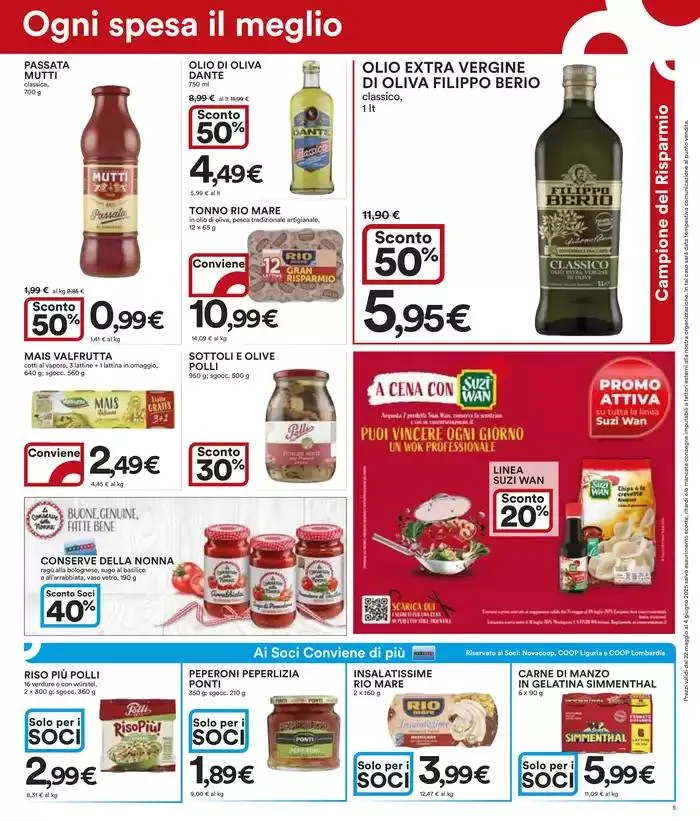 Sconti fino al 50 % da 22 maggio a 4 giugno di 2025 - Pagina del volantino 5