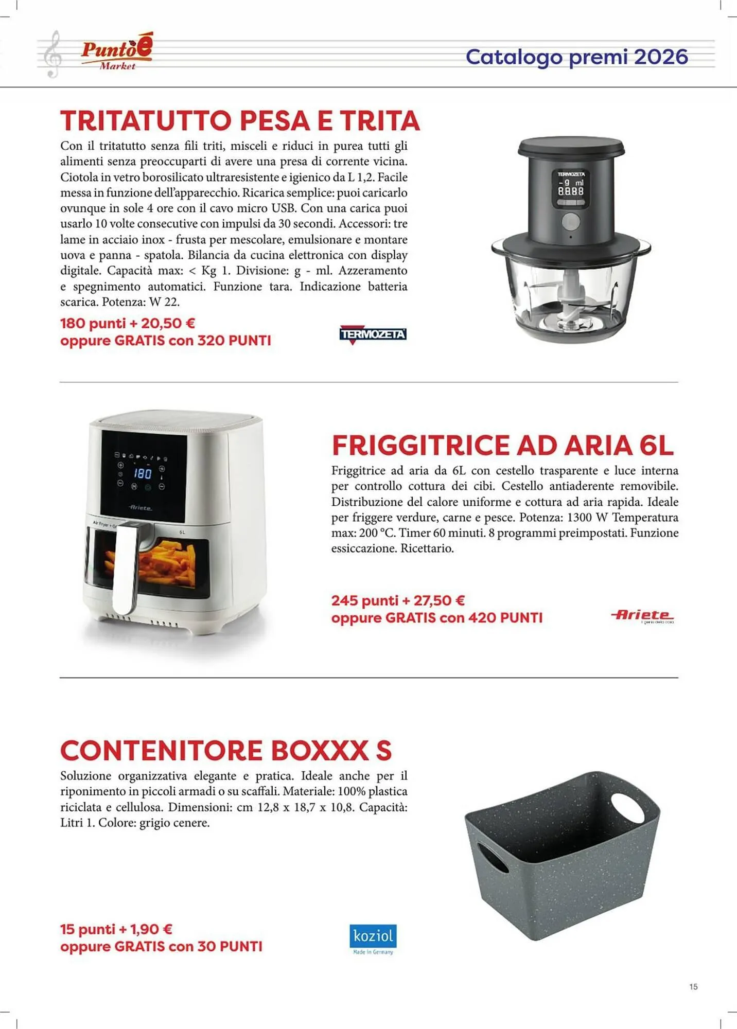 Volantino Punto é market da 31 marzo a 30 novembre di 2026 - Pagina del volantino 15