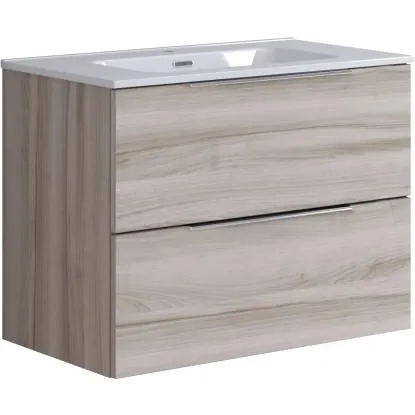 Mobile Bali 80 cm con 2 cassetti noce lingera