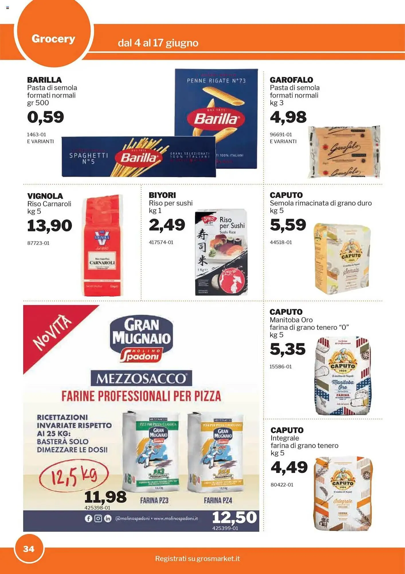 Volantino GrosMarket da 4 giugno a 17 giugno di 2025 - Pagina del volantino 34
