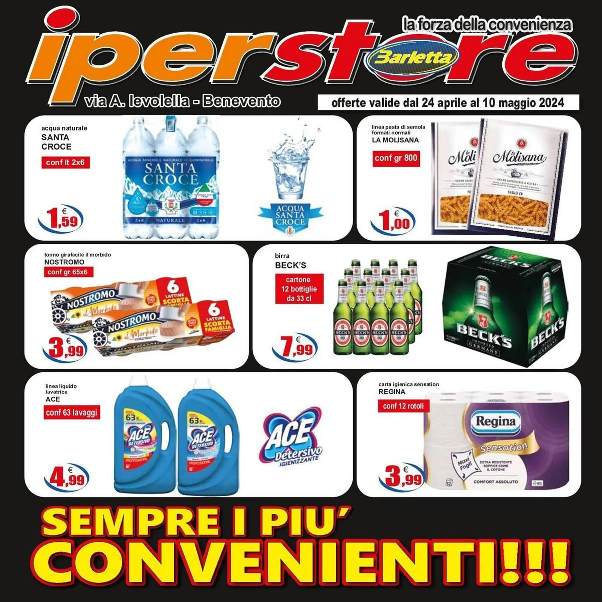 Volantino Iperstore Barletta da 24 aprile a 10 maggio di 2024 - Pagina del volantino 1