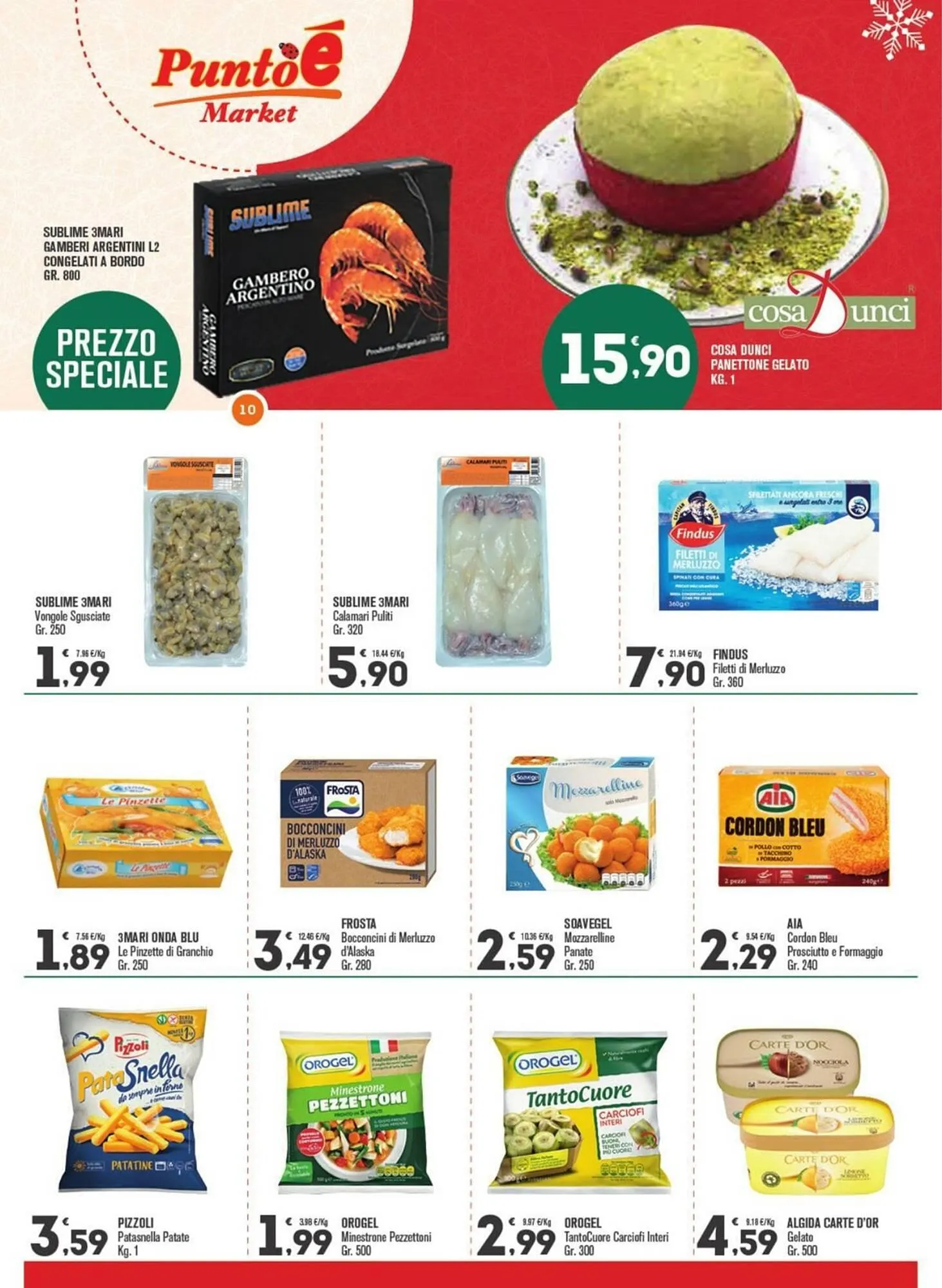 Volantino Punto é market da 22 dicembre a 4 gennaio di 2026 - Pagina del volantino 10