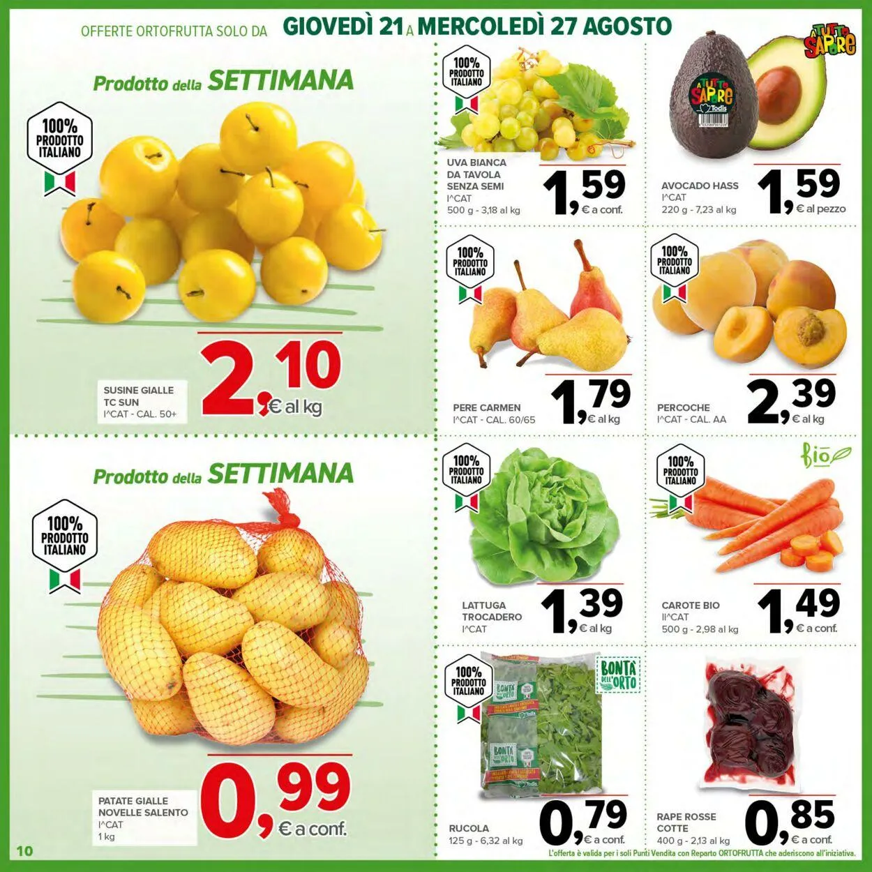 Todis Volantino attuale da 29 ottobre a 12 novembre di 2025 - Pagina del volantino 10