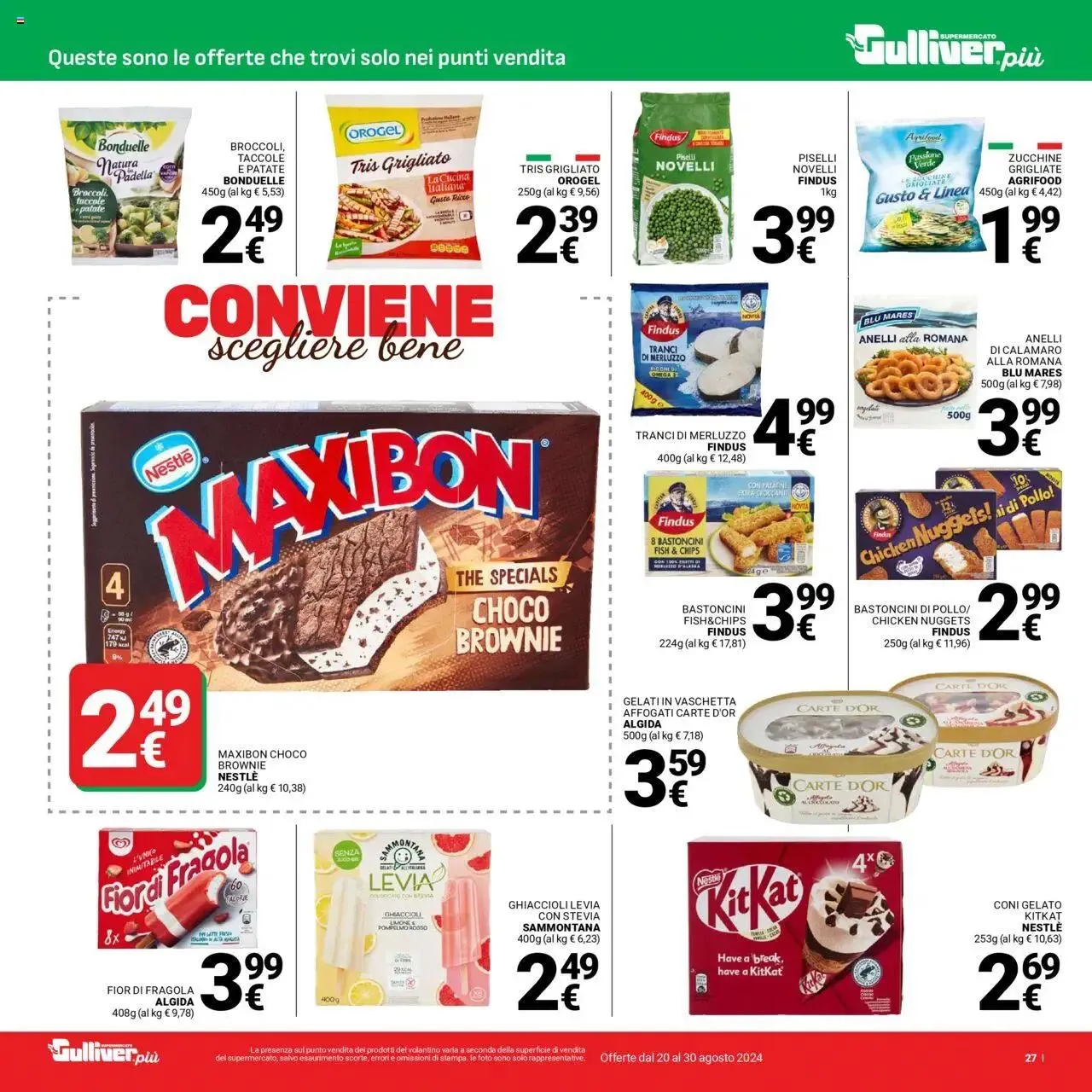 Volantino Gulliver da 20 agosto a 30 agosto di 2024 - Pagina del volantino 27