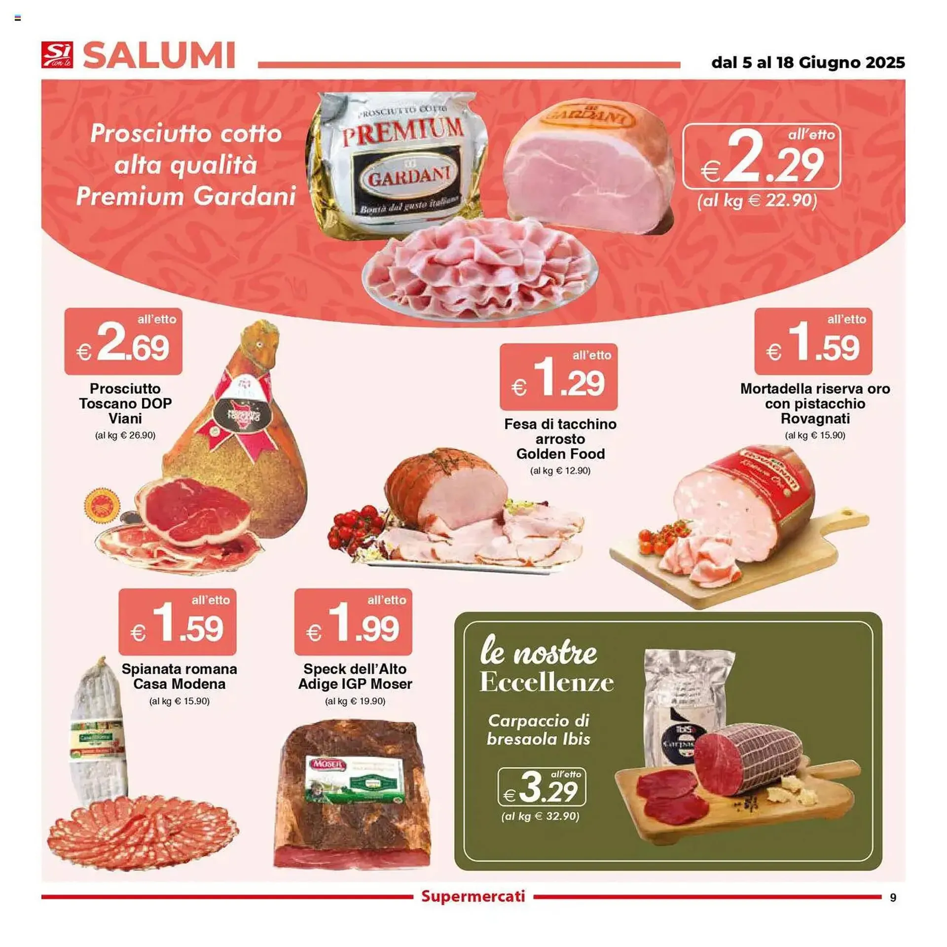 Volantino Sì con te da 5 giugno a 18 giugno di 2025 - Pagina del volantino 9