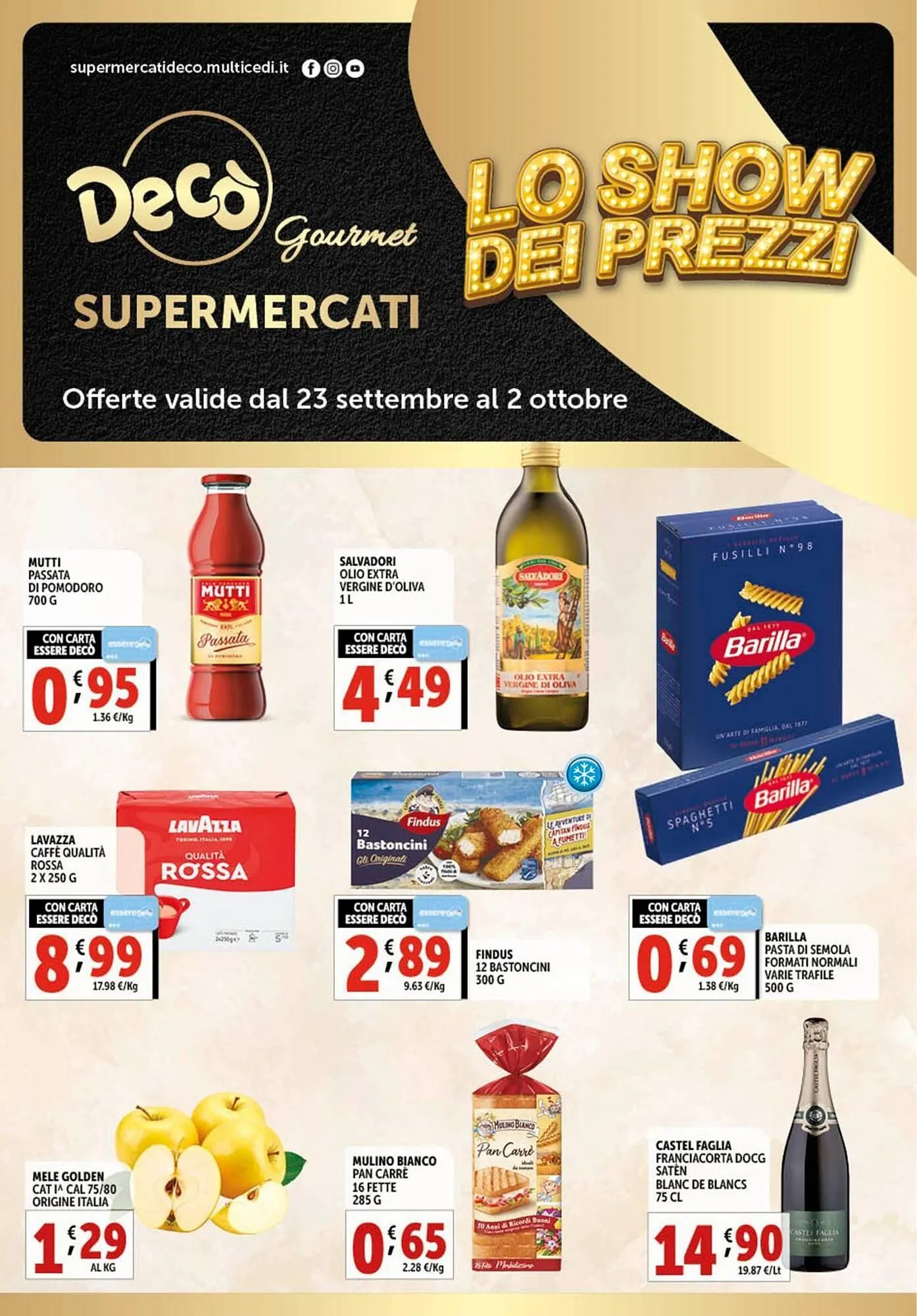 Volantino Deco Market da 23 settembre a 2 ottobre di 2025 - Pagina del volantino 1