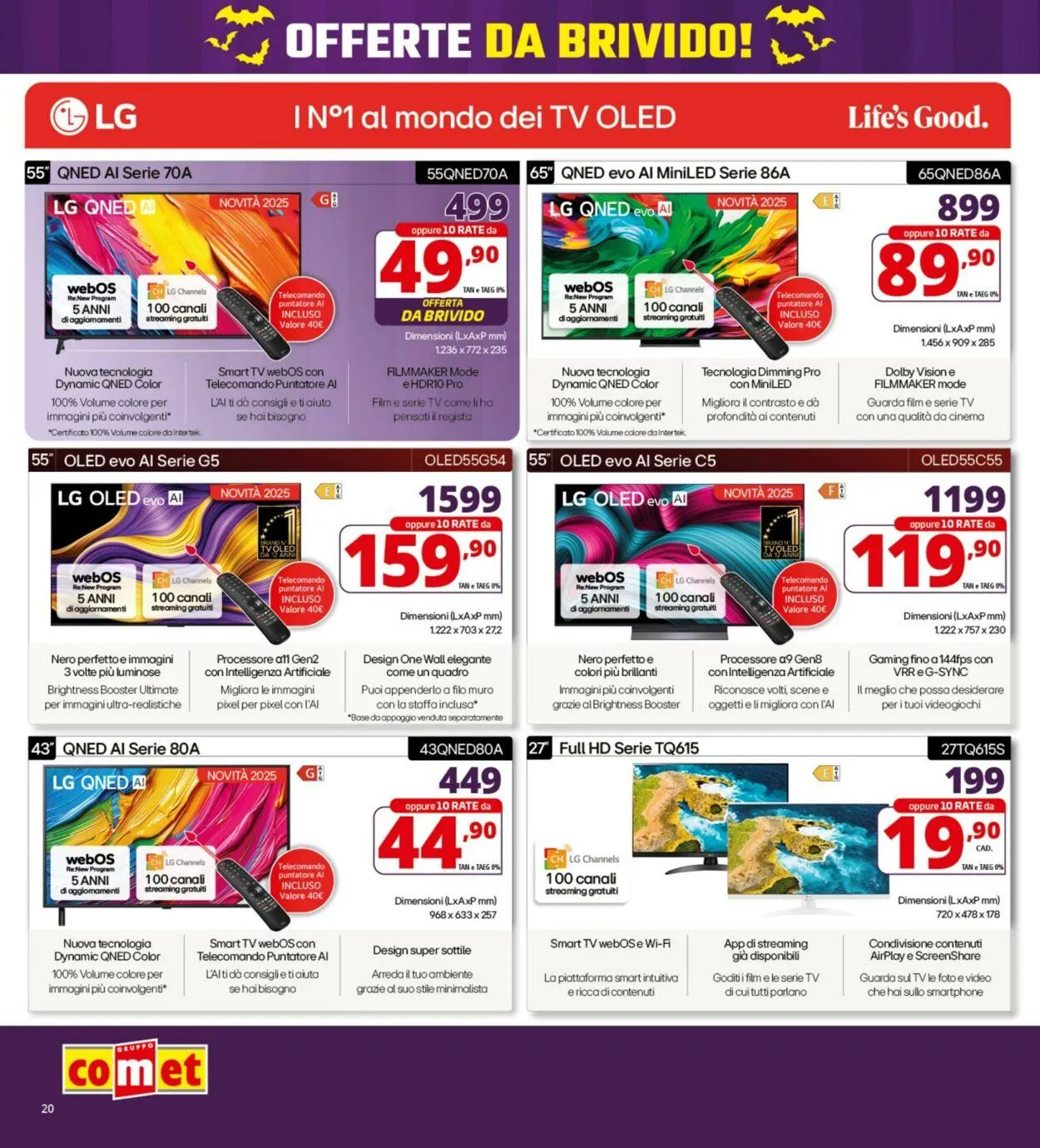 Comet Volantino attuale da 24 ottobre a 30 ottobre di 2025 - Pagina del volantino 20