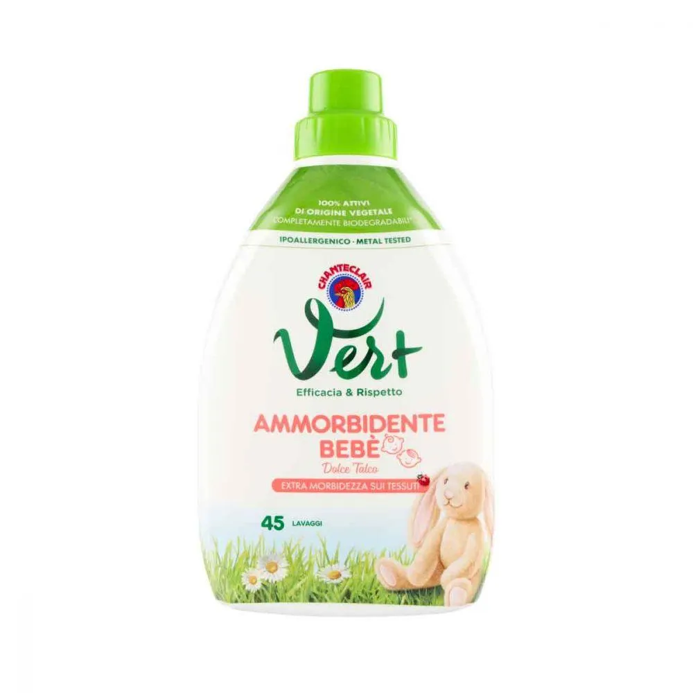 Ammorbidente Vert Bebè Dolce Talco Chanteclair 900 ml