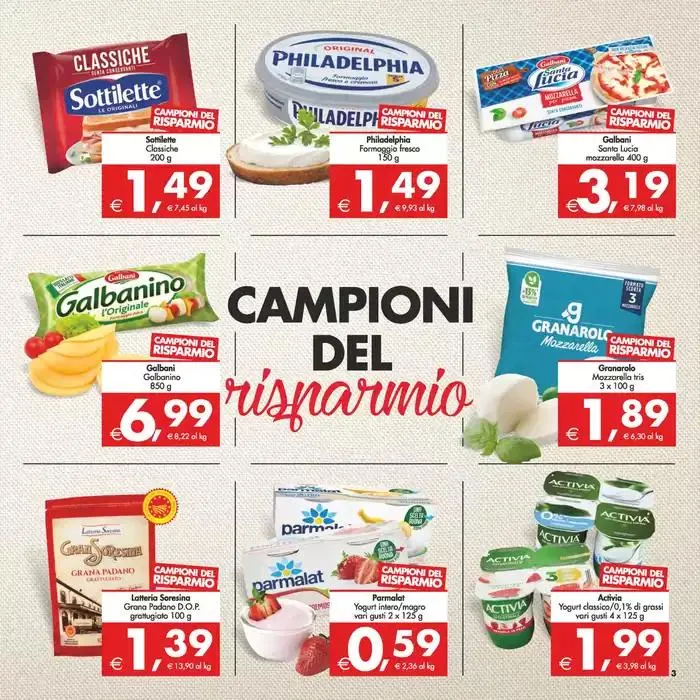 Campioni del risparmio da 7 gennaio a 16 gennaio di 2025 - Pagina del volantino 3