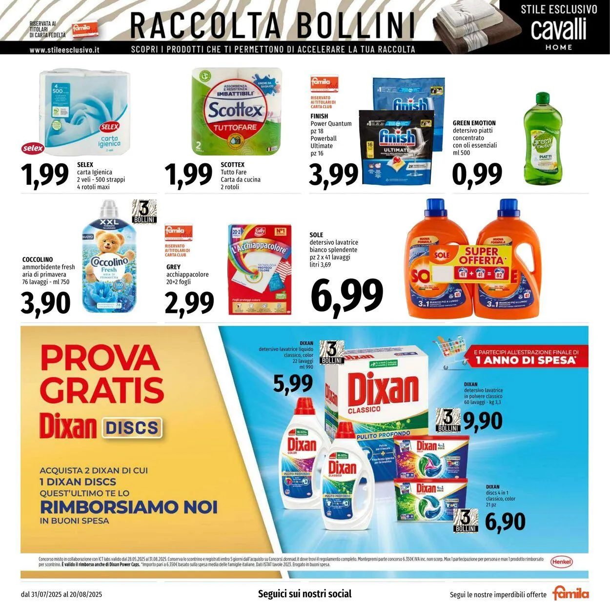 Famila Volantino attuale da 31 luglio a 20 agosto di 2025 - Pagina del volantino 19