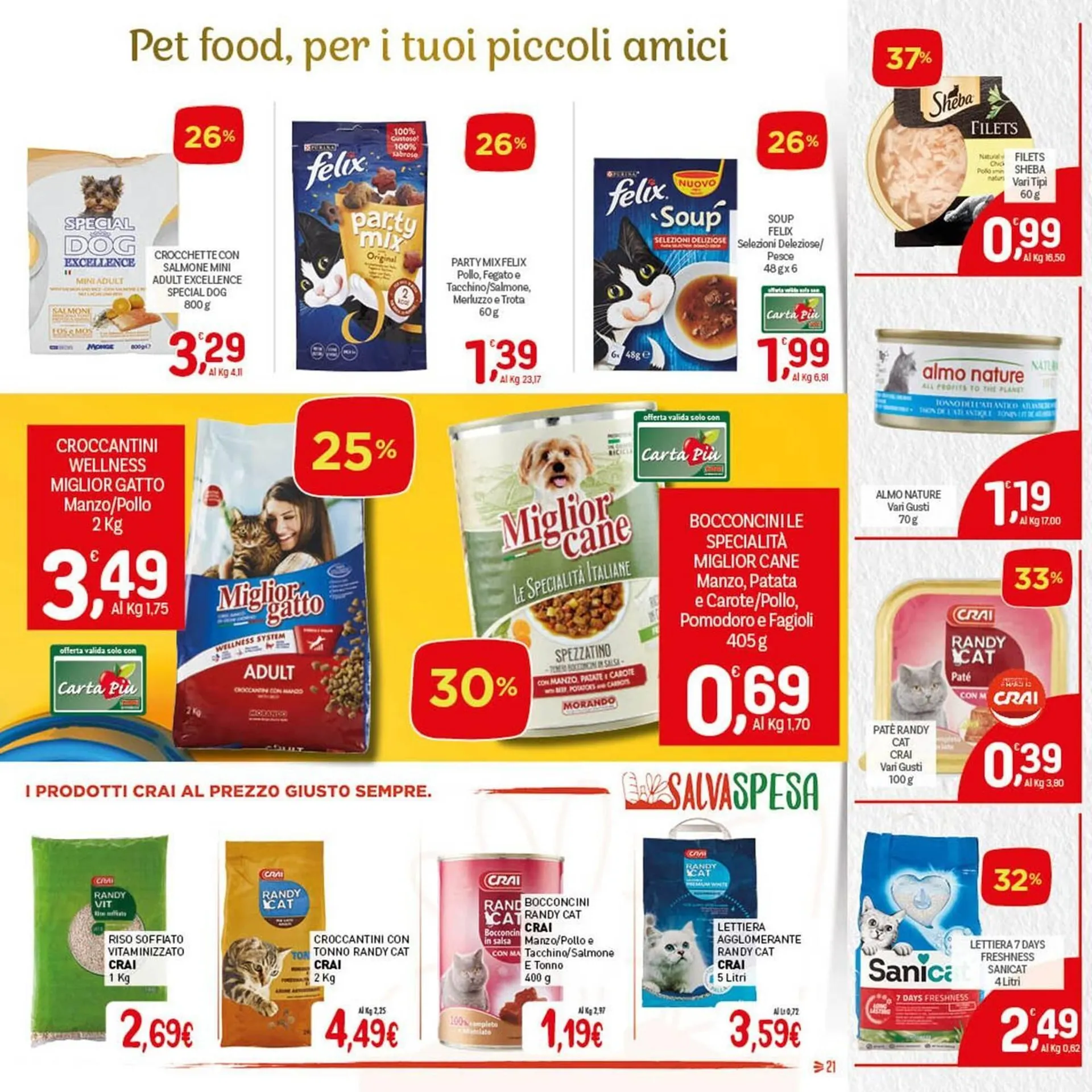 Volantino Crai da 29 maggio a 11 giugno di 2025 - Pagina del volantino 21