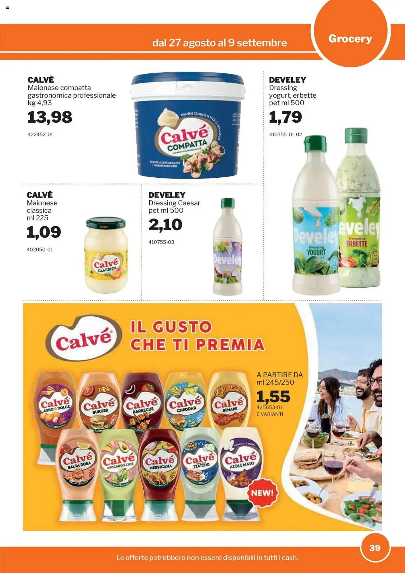 Volantino GrosMarket da 27 agosto a 9 settembre di 2025 - Pagina del volantino 39