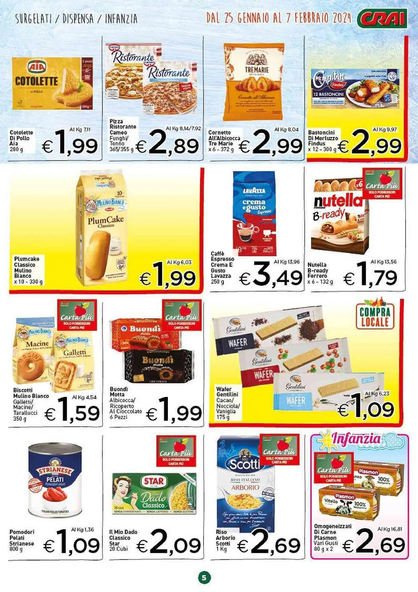 Volantino Crai Simpatia da 25 gennaio a 7 febbraio di 2024 - Pagina del volantino 5