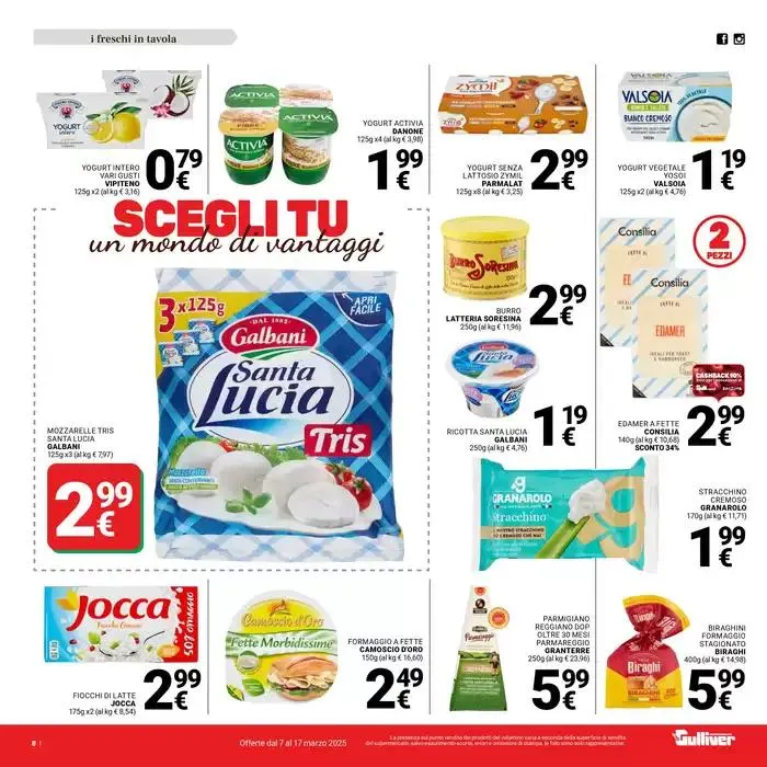 Scegli tu un mondo di vantaggi da 7 marzo a 17 marzo di 2025 - Pagina del volantino 8