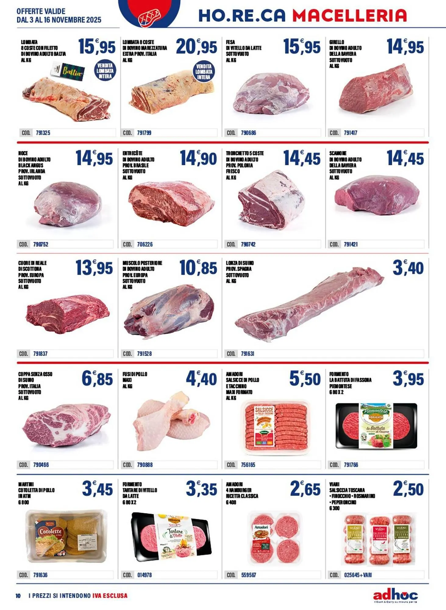 Volantino Adhoc da 3 novembre a 16 novembre di 2025 - Pagina del volantino 10