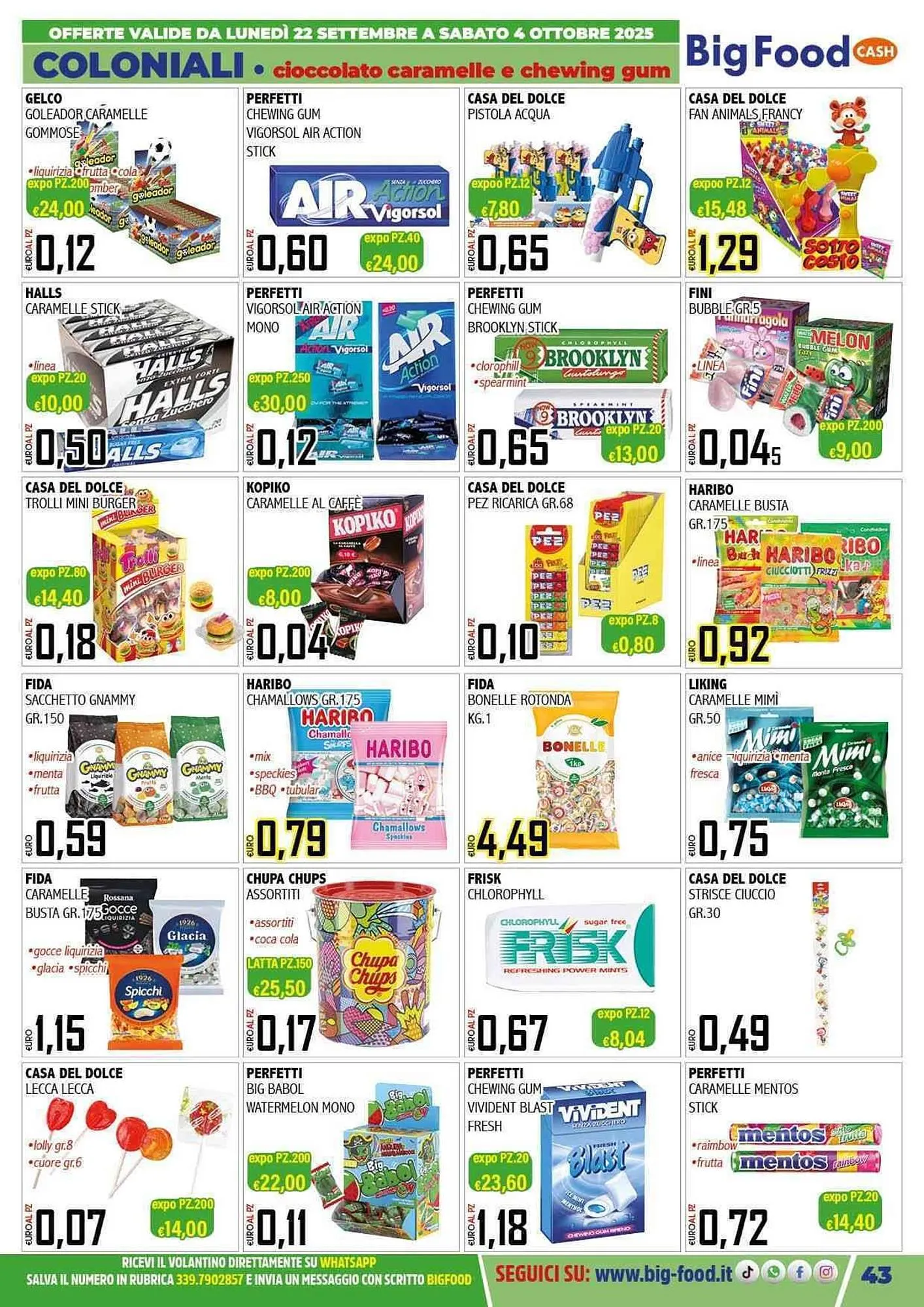 Volantino Big Food da 22 settembre a 4 ottobre di 2025 - Pagina del volantino 43