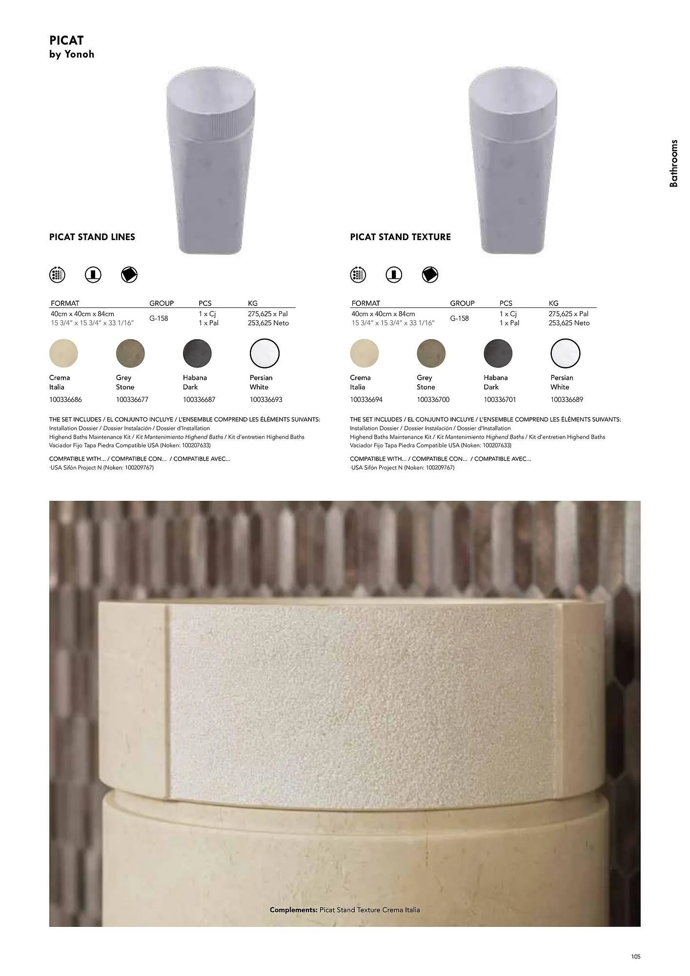 Volantino Porcelanosa da 9 aprile a 28 dicembre di 2024 - Pagina del volantino 115