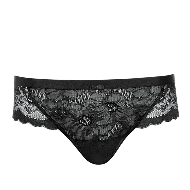 LIS-22194-02- Brasiliano in pizzo Evelyn - nero