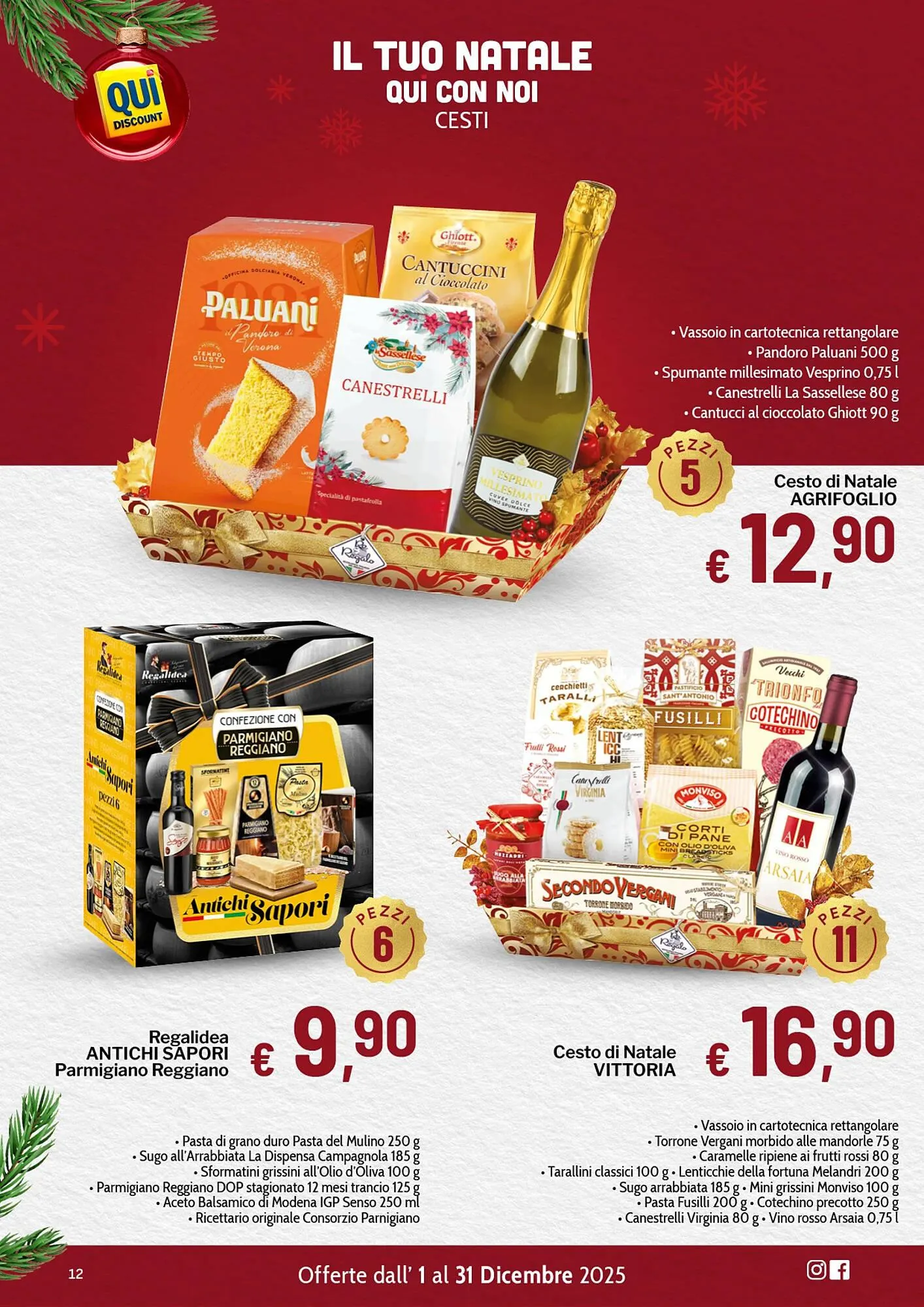 Volantino Qui Discount da 2 dicembre a 31 dicembre di 2025 - Pagina del volantino 12