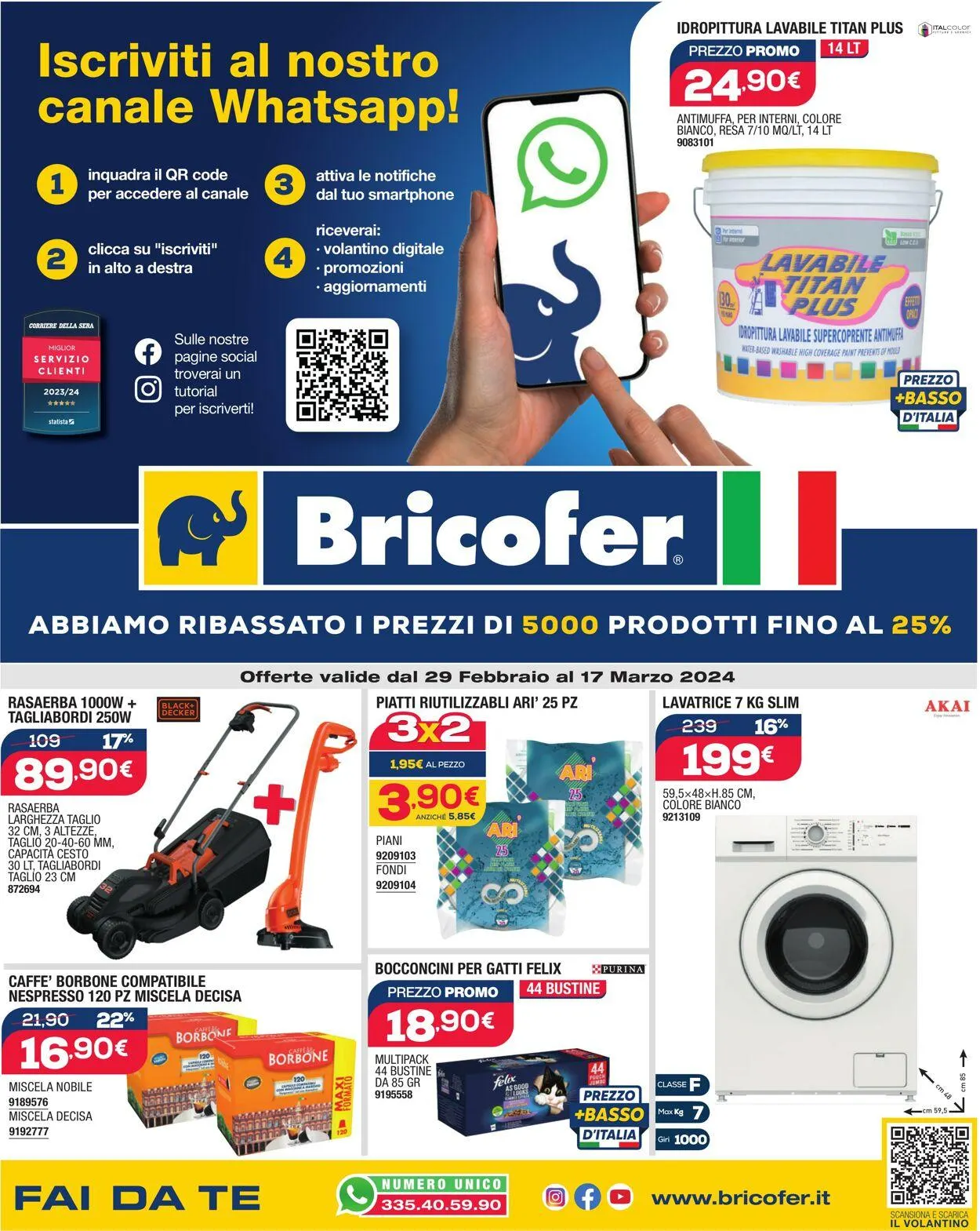 Bricofer - Perugia Volantino attuale da 8 gennaio a 22 gennaio di 2025 - Pagina del volantino 1