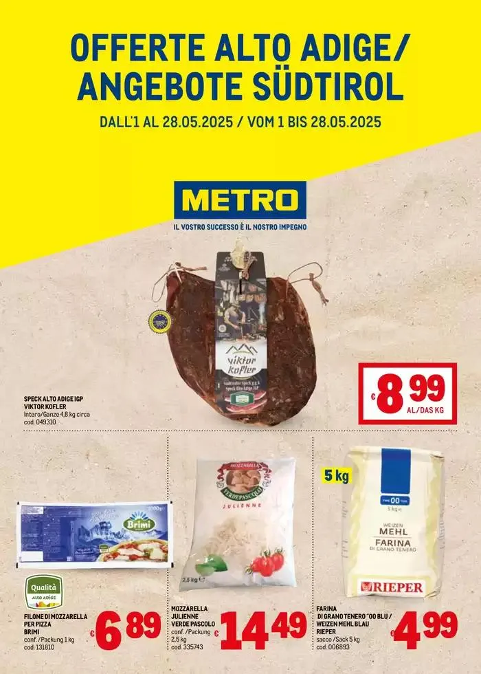 Offerte Alto Adige da 2 maggio a 28 maggio di 2025 - Pagina del volantino 1