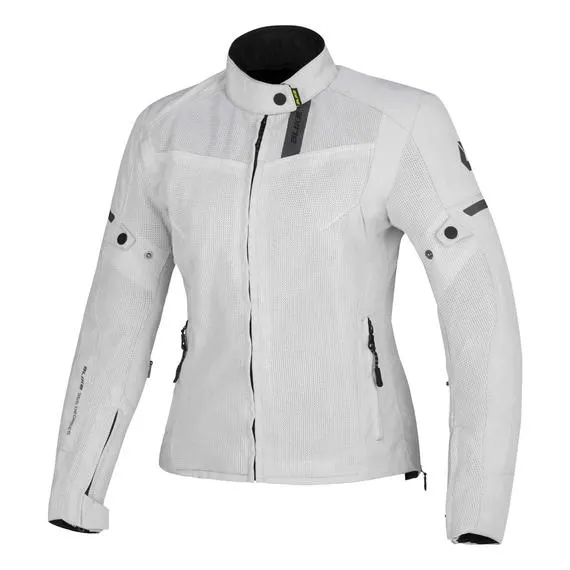 Giacca moto da donna Snatch Air Lady Ghiaccio/Ghiaccio