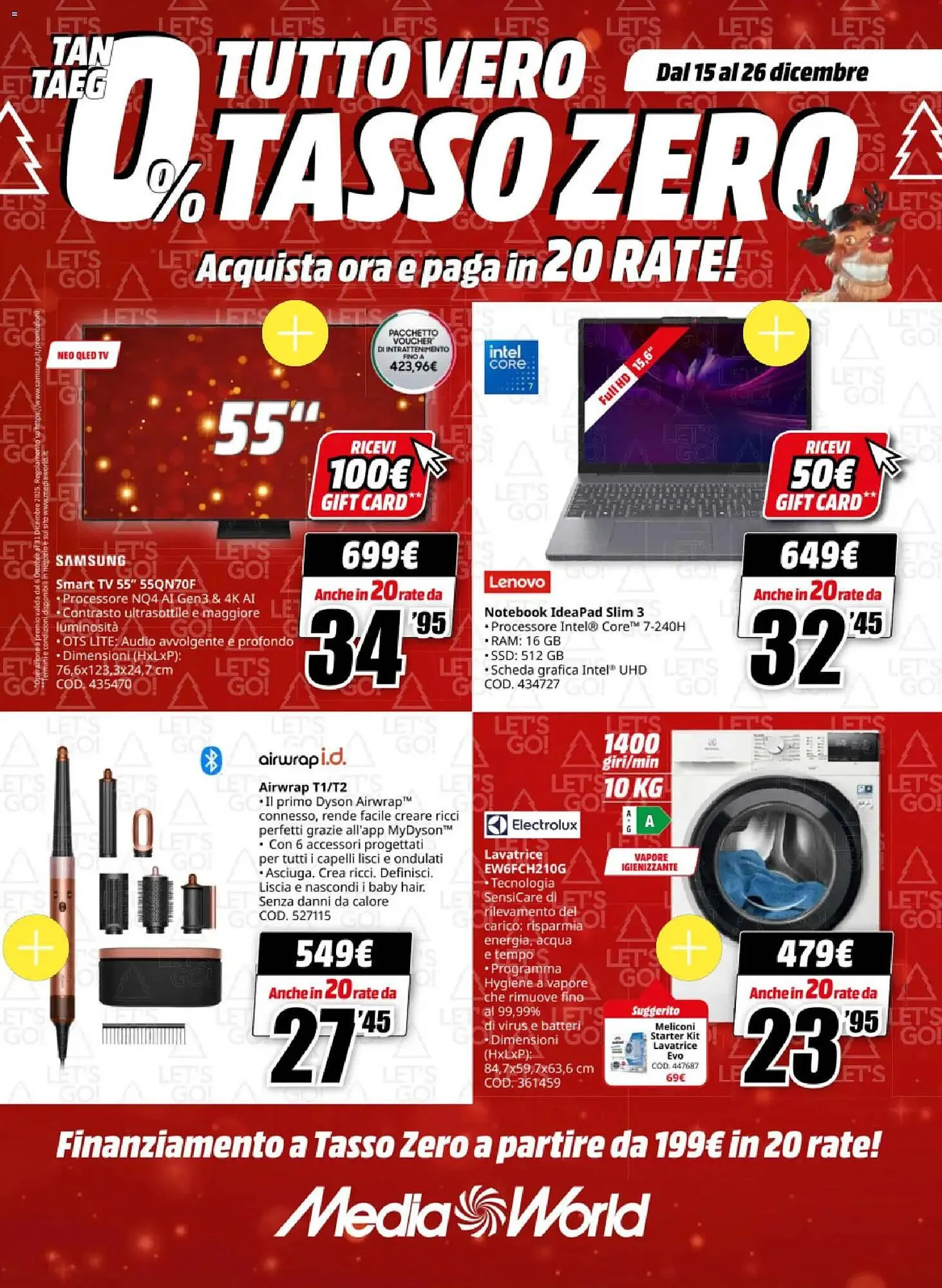 Volantino MediaWorld da 15 dicembre a 26 dicembre di 2025 - Pagina del volantino 1