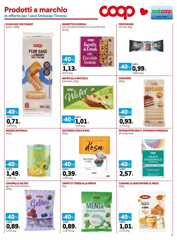 40% di sconto x4 settimane da 27 febbraio a 26 marzo di 2025 - Pagina del volantino 9