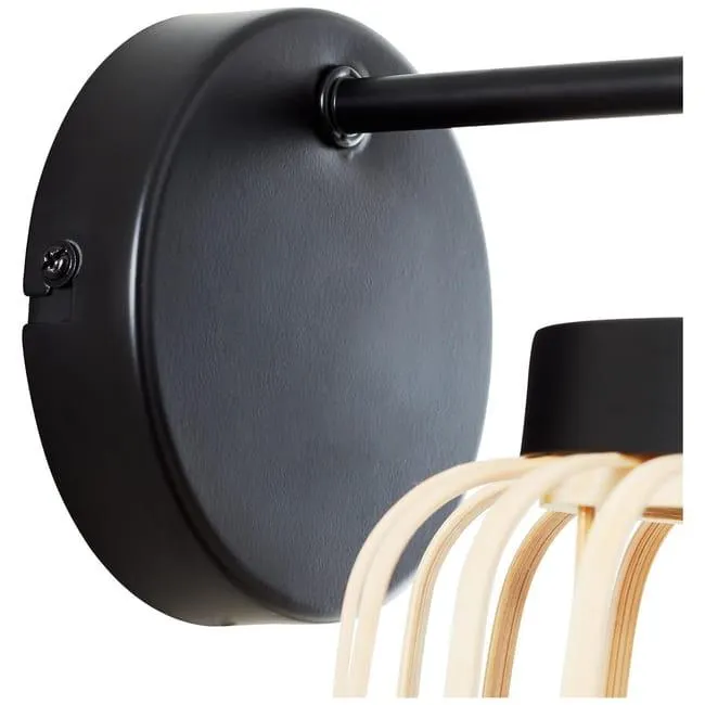 Applique natura Pecan beige 1X E27 INSPIRE