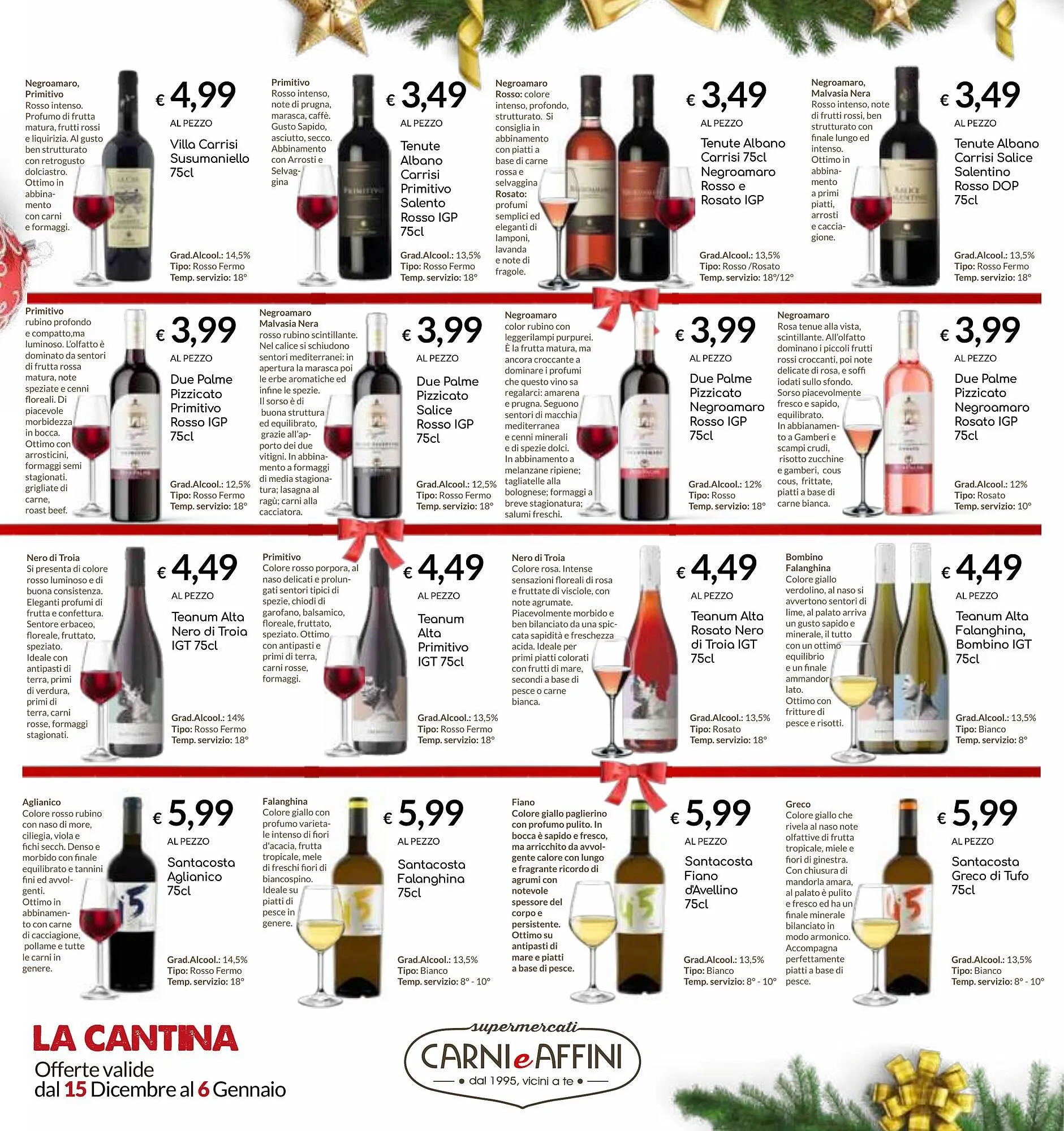 Volantino Carni e Affini Supermercati da 15 dicembre a 6 gennaio di 2024 - Pagina del volantino 14
