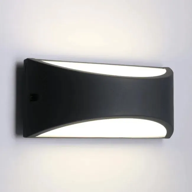 Applique LED design da esterno GIJON grigio INSPIRE IP54