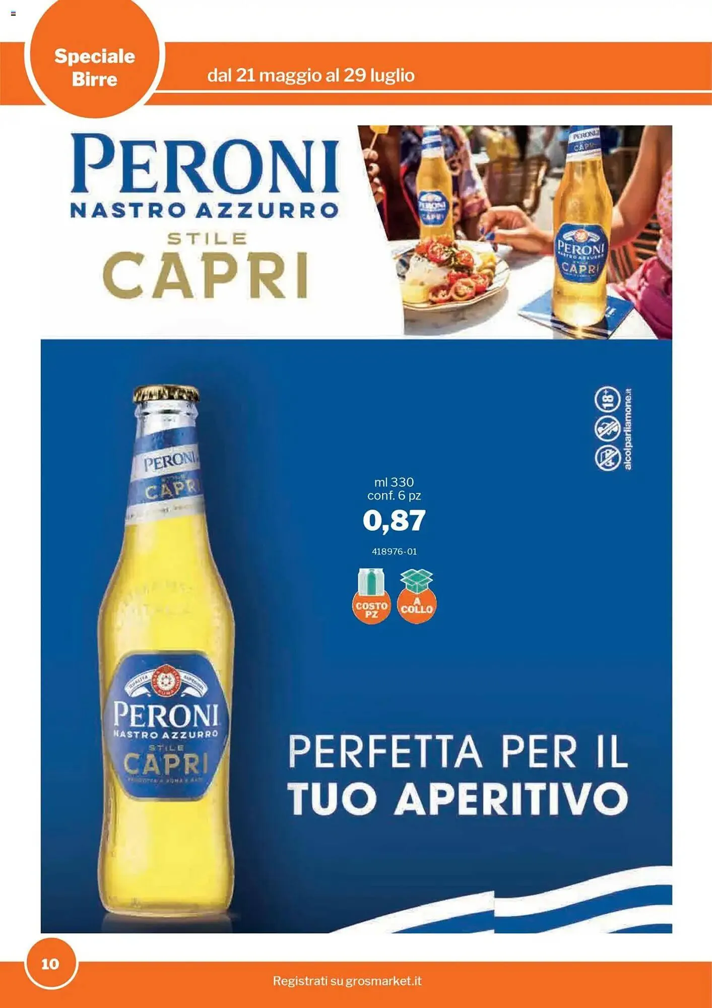 Volantino GrosMarket da 21 maggio a 29 luglio di 2025 - Pagina del volantino 10