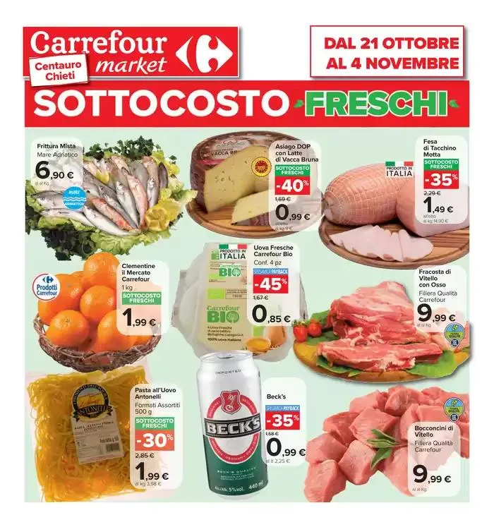 Sottocosto freschi da 21 ottobre a 31 ottobre di 2024 - Pagina del volantino 1