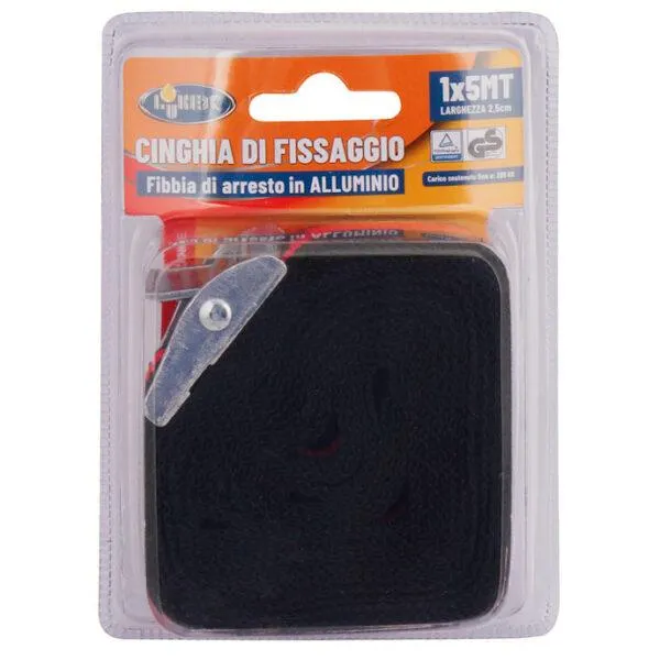 Lubex Cinghia con fibbia tensonatrice 5 mt