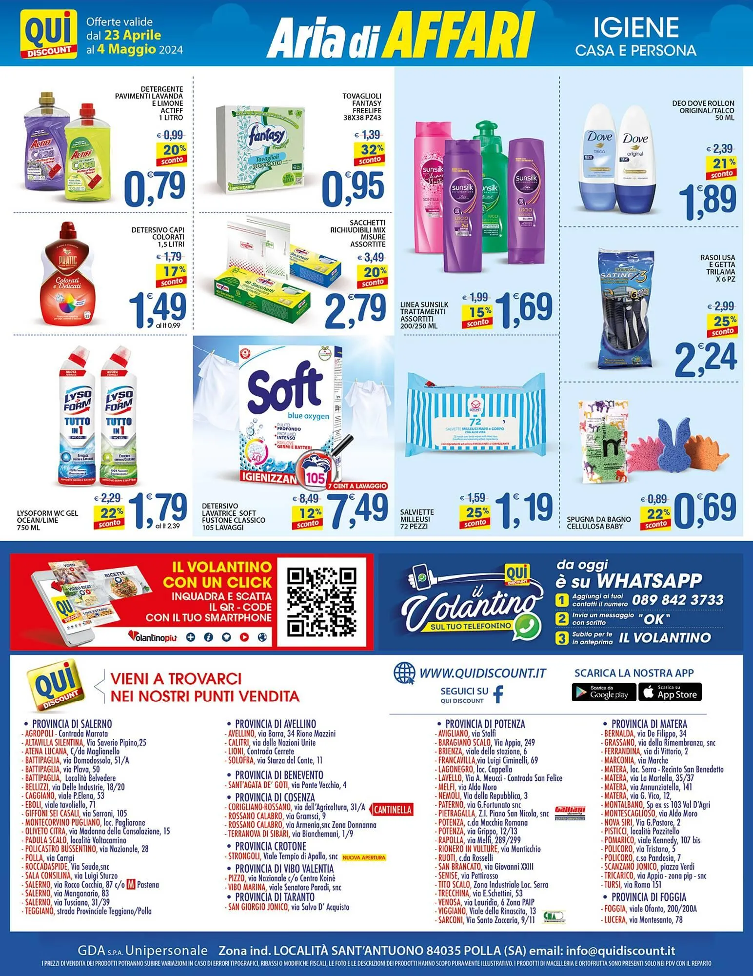 Volantino Qui Discount da 23 aprile a 4 maggio di 2024 - Pagina del volantino 8