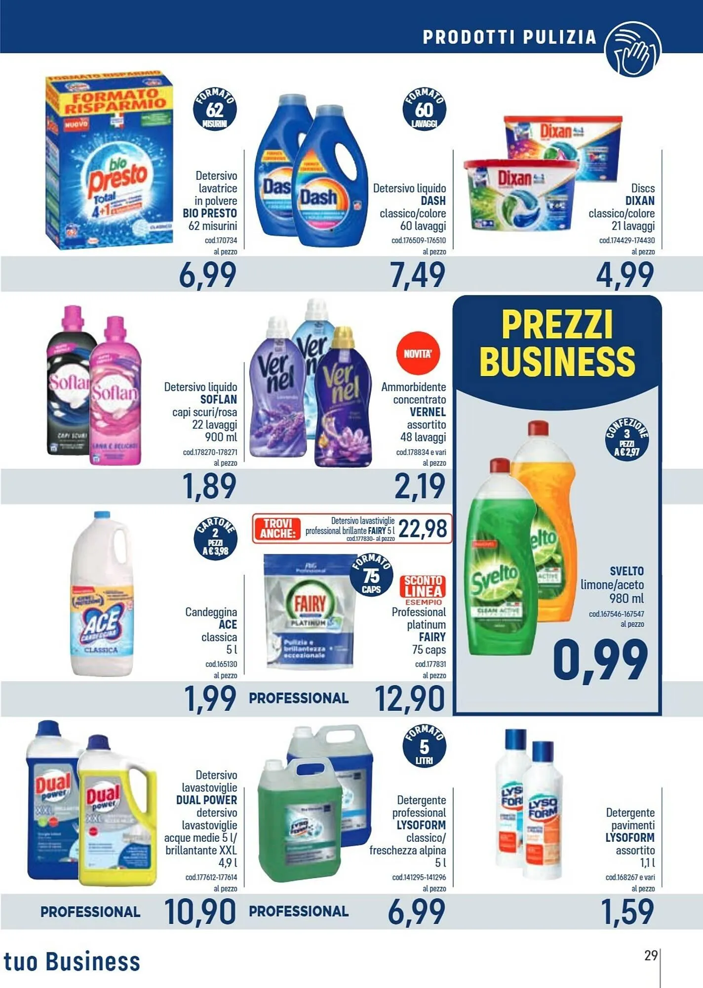 Volantino Talento Professional Store da 8 dicembre a 21 dicembre di 2025 - Pagina del volantino 29