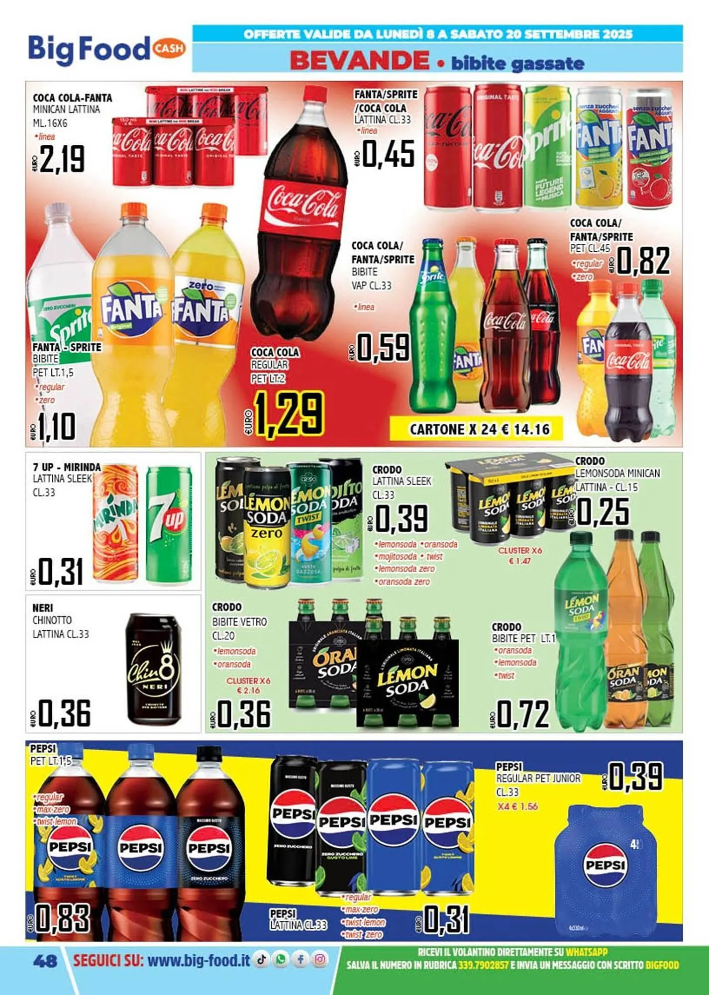 Volantino Big Food da 8 settembre a 20 settembre di 2025 - Pagina del volantino 48