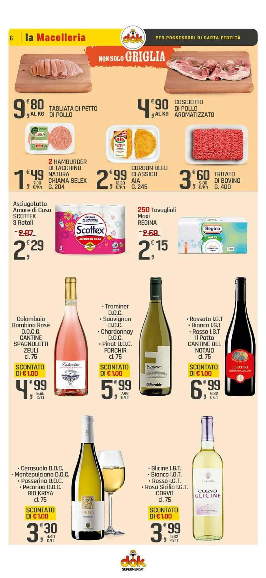 Volantino Supermercati Dok da 8 agosto a 15 agosto di 2025 - Pagina del volantino 6